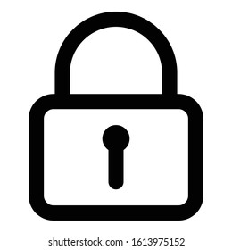 
Closed, encryption Bold Vector Icon which can be easily edited or modified
