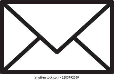 closed envelope style message or letter vector illustration
