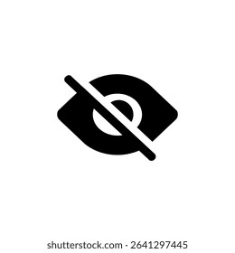 closed eye icon vector illustration