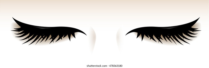 Similar Images, Stock Photos & Vectors of Eyelash extension logo