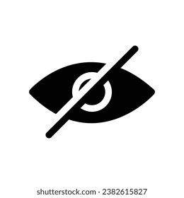 ojos cerrados logotipo de icono de glifo para sitio web, aplicación, impresión, documento, diseño de afiches, etc, Adecuado para diseño web, logotipo, aplicación