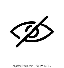 closed eyes line icon logo for website, application, printing, document, poster design, etc, Suitable for web Design,Logo,App