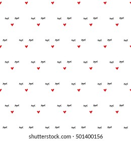 Closed eyes outline icon pattern design