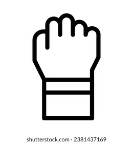 icono de primer vector cerrado sobre fondo blanco