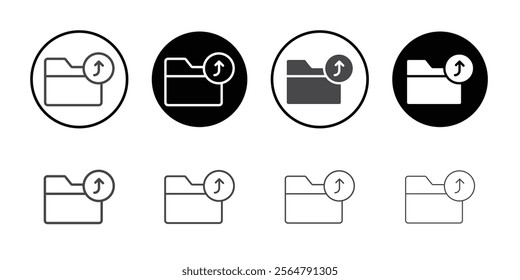 Closed Folder icon simple vector symbol