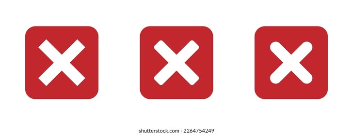 Colección de iconos de vectores gráficos cerrados 