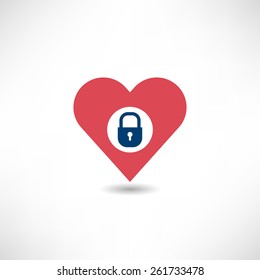 Closed heart icon