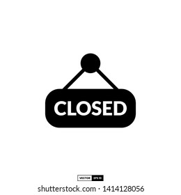 Closed icon, design inspiration vector template for any purpose