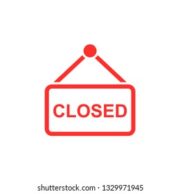 closed icon isolated vector