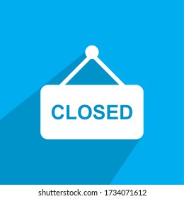 CLOSED ICON , SHOP ICON VECTOR