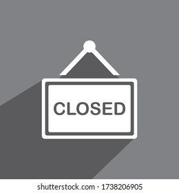 CLOSED ICON , SHOP ICON VECTOR