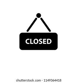 Closed icon sign