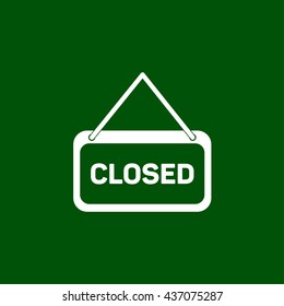 closed icon. closed sign