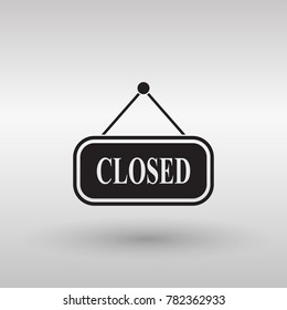 closed icon. closed sign
