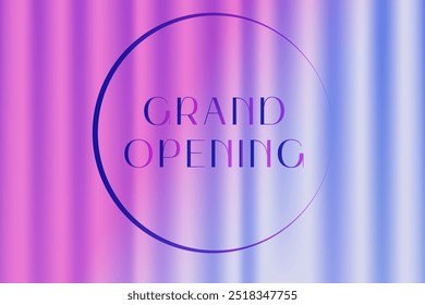 teatro o cortina de cine de dos colores con la inscripción Grand Opening. Fondo de Vector realista. espectáculo o película Fondo de tela de terciopelo en el escenario