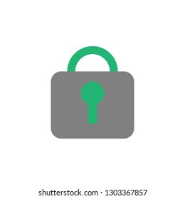 Closed, lock icon. Element of Cyber and Security icon for mobile concept and web apps. Detailed Closed, lock icon can be used for web and mobile