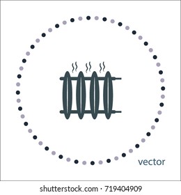 Closed lock icon, vector design element