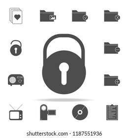 closed lock icon. web icons universal set for web and mobile