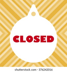 CLOSED Message bubble