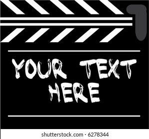 Closed Movie Clapper Board