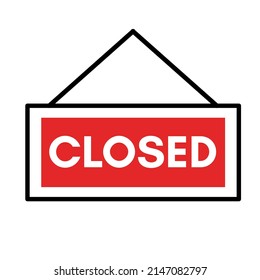 closed nameplate symbol, vector icon