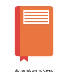 closed notebook with page marker icon image 
