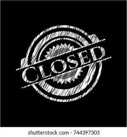 Closed on blackboard