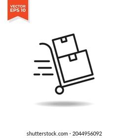 iconos de línea de caja de embalaje cerrado, iconos de alta calidad adecuados para los activos gráficos de la empresa y servicios de entrega, diseño web, aplicaciones, etc. Icono de vector EPS 10 en fondo blanco.