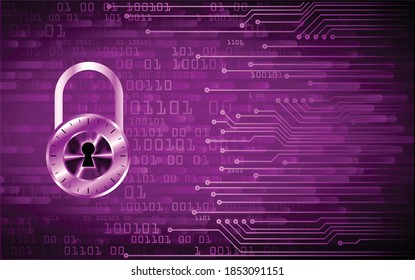 Padlock cerrado sobre fondo digital, ciberseguridad