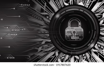 Padlock cerrado sobre fondo digital, ciberseguridad