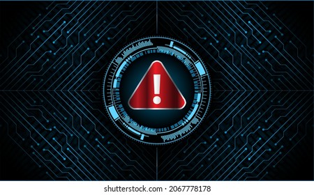 Closed Padlock on digital background, cyber security