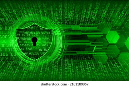 Closed Padlock on digital background, cyber security