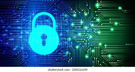 Padlock cerrado sobre fondo digital, ciberseguridad