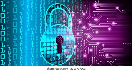 Padlock cerrado sobre fondo digital, ciberseguridad