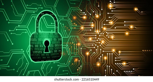 Padlock cerrado sobre fondo digital, ciberseguridad