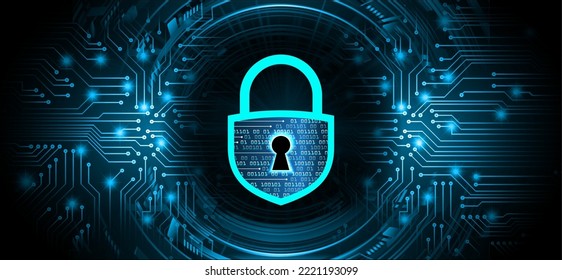 Padlock cerrado sobre fondo digital, ciberseguridad