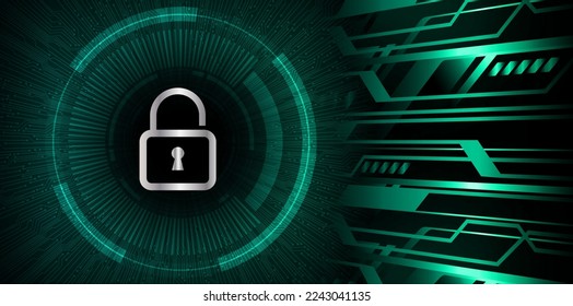 Padlock cerrado sobre fondo digital, ciberseguridad