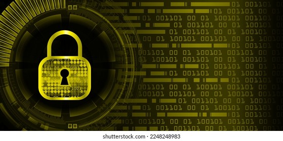 Padlock cerrado sobre fondo digital, ciberseguridad