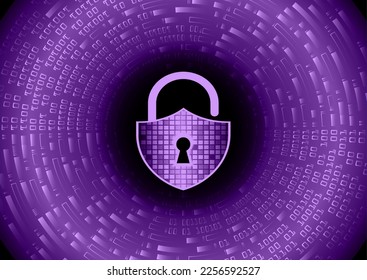 Padlock cerrado sobre fondo digital, ciberseguridad