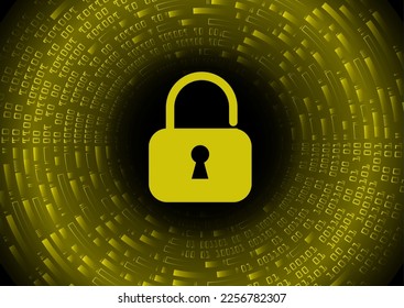 Padlock cerrado sobre fondo digital, ciberseguridad