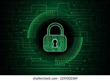 Padlock cerrado sobre fondo digital, ciberseguridad