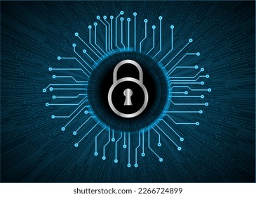 Padlock cerrado sobre fondo digital, ciberseguridad