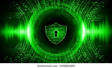 Padlock cerrado sobre fondo digital, ciberseguridad