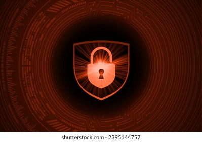 Padlock cerrado sobre fondo digital, ciberseguridad
