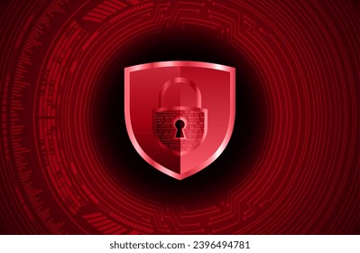 Padlock cerrado sobre fondo digital, ciberseguridad