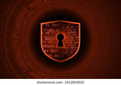 Padlock cerrado sobre fondo digital, ciberseguridad