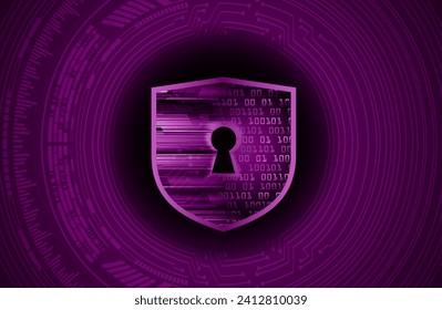 Padlock cerrado sobre fondo digital, ciberseguridad
