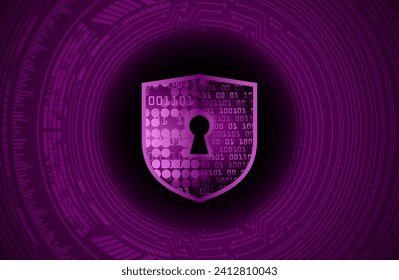 Padlock cerrado sobre fondo digital, ciberseguridad