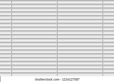Closed roller shutters window. Vector illustration