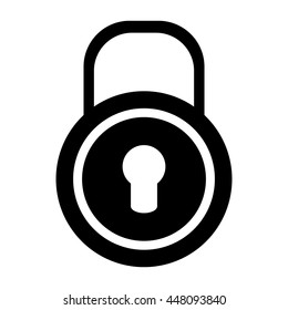 closed safety lock icon